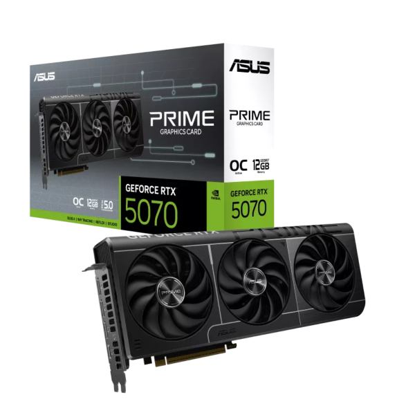 ASUS Prime Nvidia GeForce RTX 5070 OC 12GB GDDR7 DLSS 4 image 0