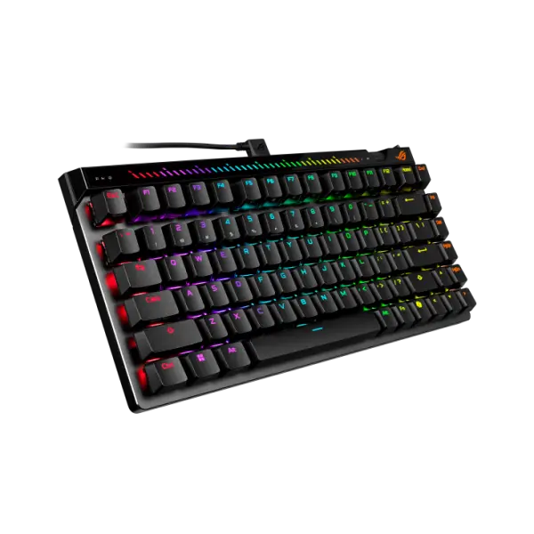 Asus M705 Rog Falchion Ace 75 HE 75% Wired Analog Gaming Keyboard HFX V2 Magnetic Switch Refined and Precise (Arabic) - Black image 5