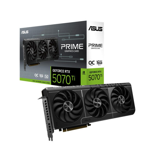 ASUS Prime GeForce RTX 5070Ti 16GB GDDR7 OC Edition PCIe 5.0 image 0