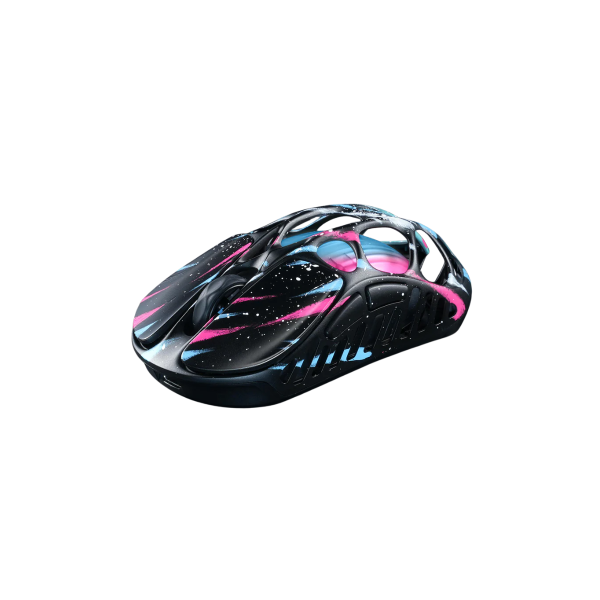 GravaStar Mercury X Pro Wireless Gaming Mouse with 8K Dongle Special Edition - Neon Graffiti image 1