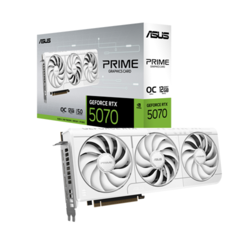 ASUS PRIME GeForce RTX™ 5070 White OC Edition 12GB GDDR7 image 0
