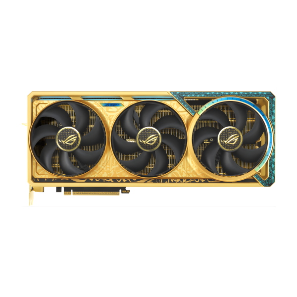 ASUS ROG ASTRAL NVIDIA GeForce RTX 5080 OC 16GB GDDR7 Dhahab Edition Graphics Card - Gold image 1