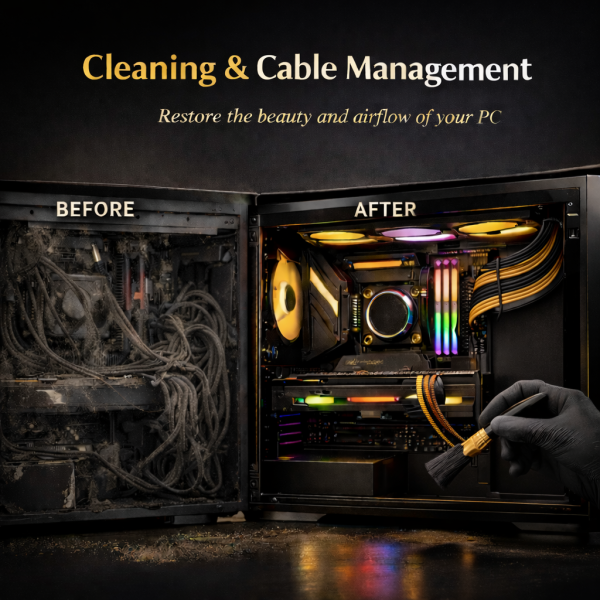 Cleaning and Cable Managment image 0