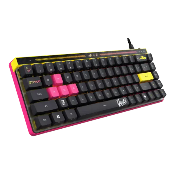 Asus M606 Rog Falchion Ace HFX ZywOo Edition Wired Gaming Keyboard ROG HFX Magnetic Switch - Black image 0