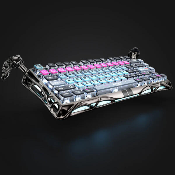 GravaStar Mercury V75 Pro 75% Hall Effect Magnetic Switch Gaming Keyboard - Cyberpunk image 0