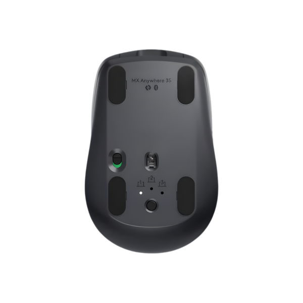 Logitech MX AnyWhere 3S Wireless/Bluetooth Mouse, 6 buttons, 200-8000 DPI - Graphite image 1