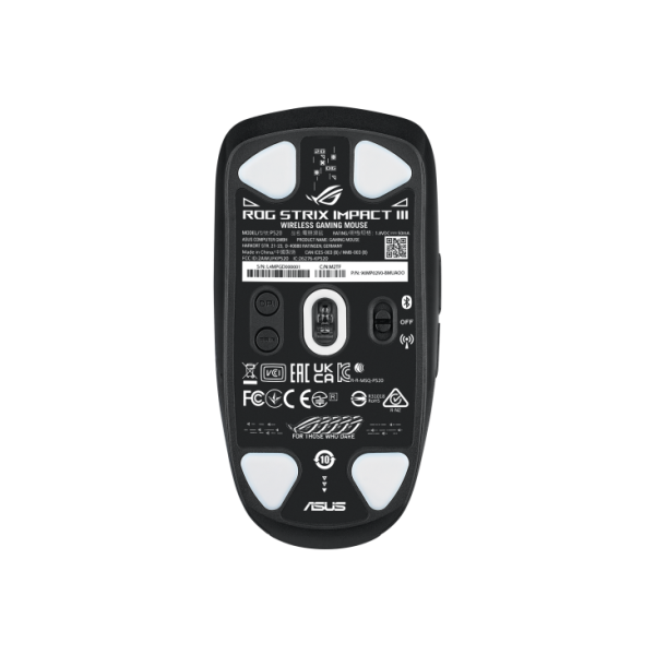 ASUS ROG STRIX IMPACT III Wireless Gaming Mouse - Black image 5