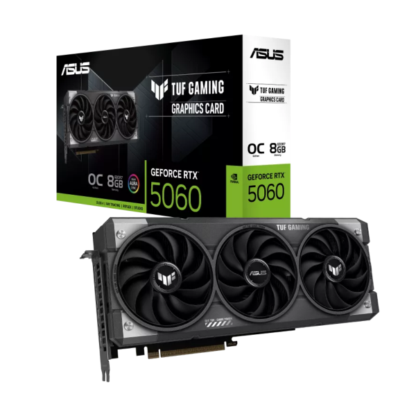 ASUS TUF Nvidia GeForce RTX 5060 OC 8GB Graphic Card - Black image 6