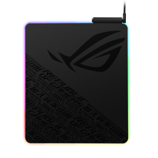 ASUS NH02 ROG Balteus RGB Gaming Mousepad - Black image 1