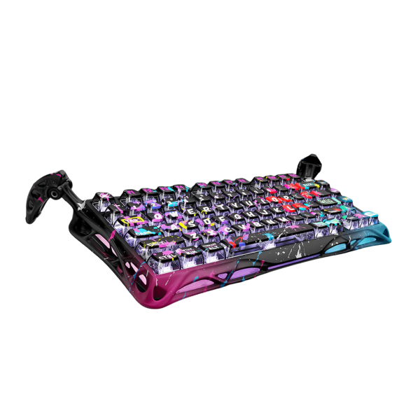 GravaStar Mercury V75 Pro 75% Hall Effect Magnetic Switch Gaming Keyboard - Neon Graffiti image 0