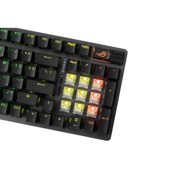 ASUS ROG STRIX SCOPE II 96 RGB ROG NX Snow Switch Wireless Mechanical Gaming Keyboard - Black image 5