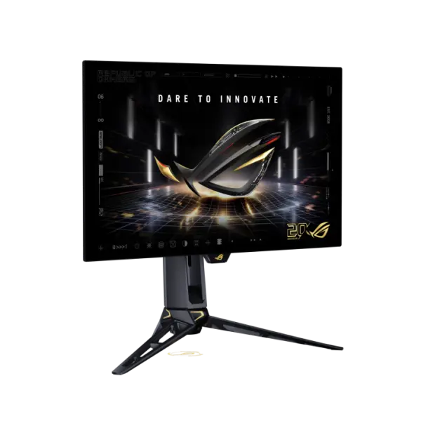 ASUS ROG SWIFT PG27AQWP-G EDITION 20th Anniversary 27 Inch Dual Mode QHD 540Hz, HD 720Hz HDMI 2.1 0.02ms Tandem WOLED Gaming Monitor - Black image 2