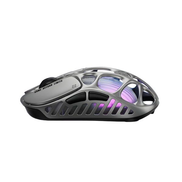 GravaStar Mercury X Wireless Gaming Mouse - Interstellar Silver image 1