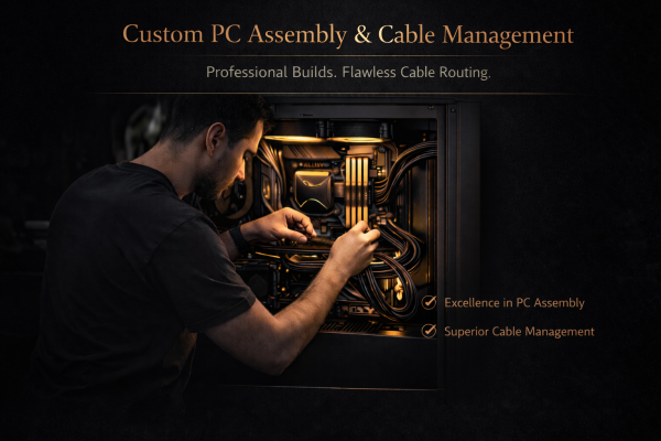 Professional PC Assembly and Cable Management image 0