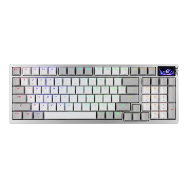 ASUS ROG AZOTH 96 HE Wireless Gaming Keyboard - White image 0