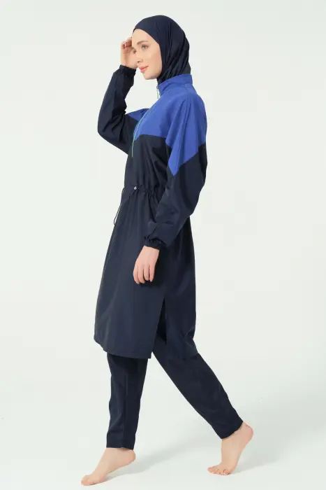 524-blue  navy burkini mid image 2