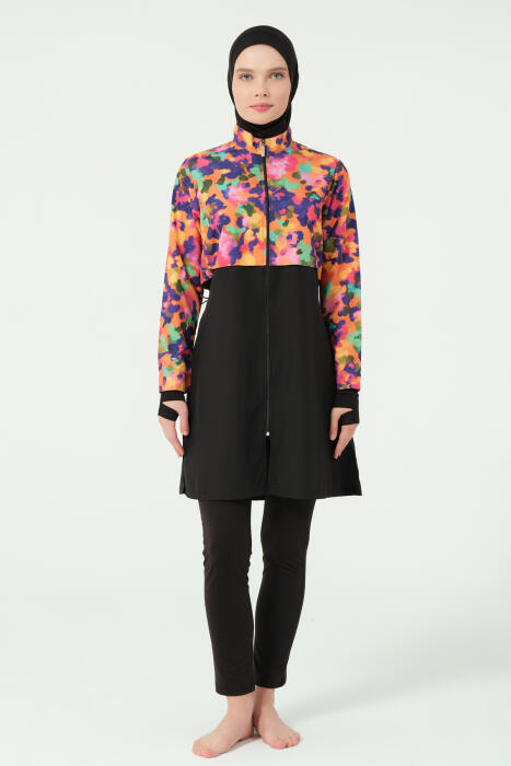 320-balck with short color top image 0