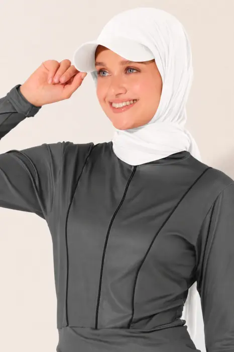 8012 -حجاب مخصص للسباحة مع ربطة تثبيت  image 7
