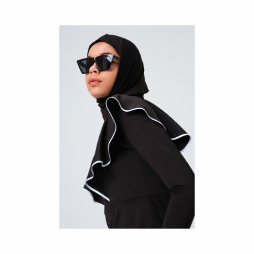 698-اسود كشكش أبيض بدون سحاب image 6