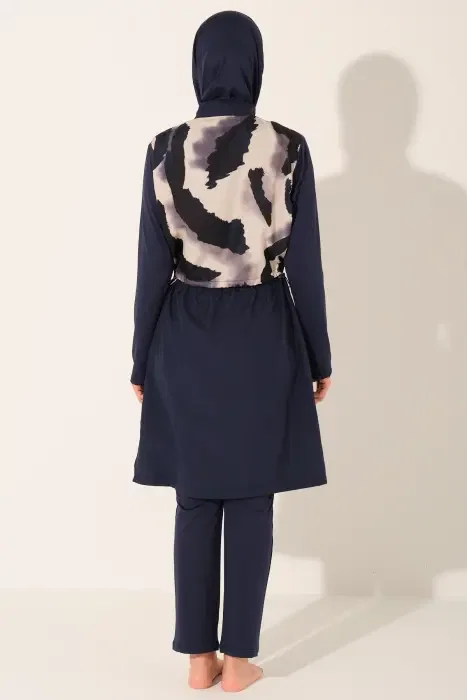 405-burkini navy with short jacket  image 4