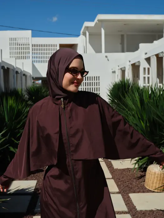 512- بوركيني بني كيب غريس image 6