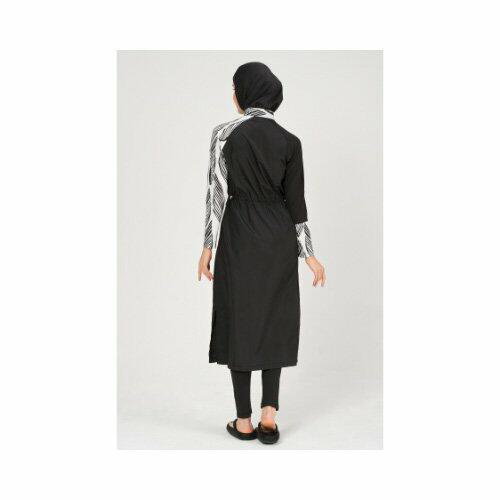 506-عباية أكمام بيضاء image 3