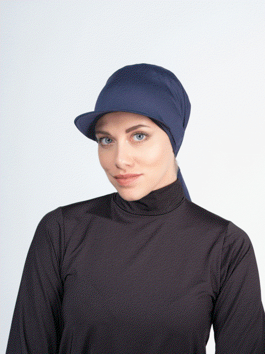 8001-حجاب مع قبعة image 3