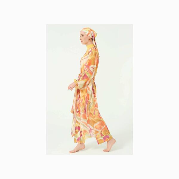 645-مايو جيب كلوت اصفر مع بنطلون منقوش image 11