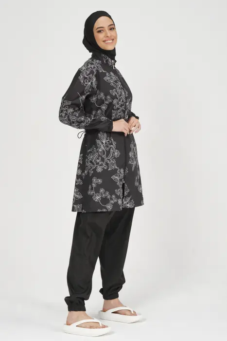 235-اسود ورد أبيض image 2