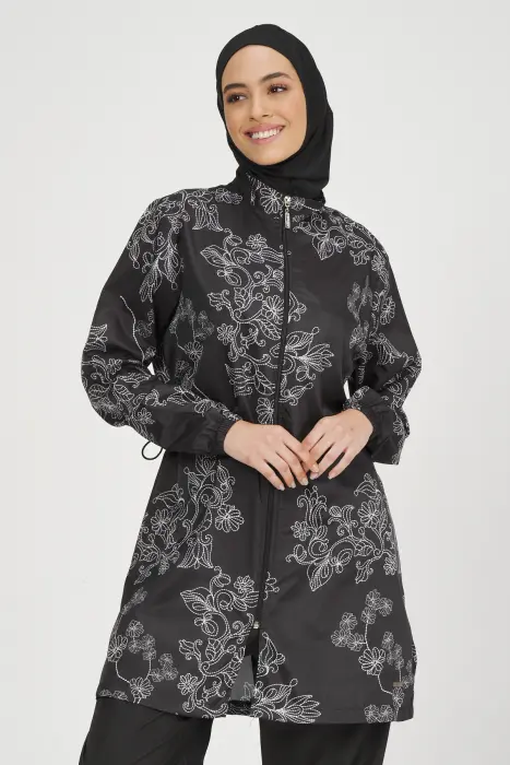 235-اسود ورد أبيض image 5