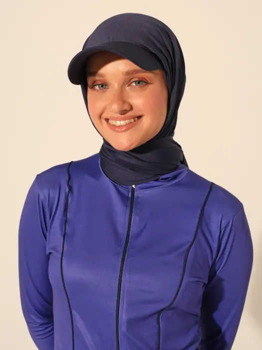 8011-  حجاب مخصص للسباحة مع قبعه image 2