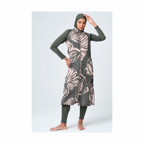 510-عباية خضراء مشجره image 1