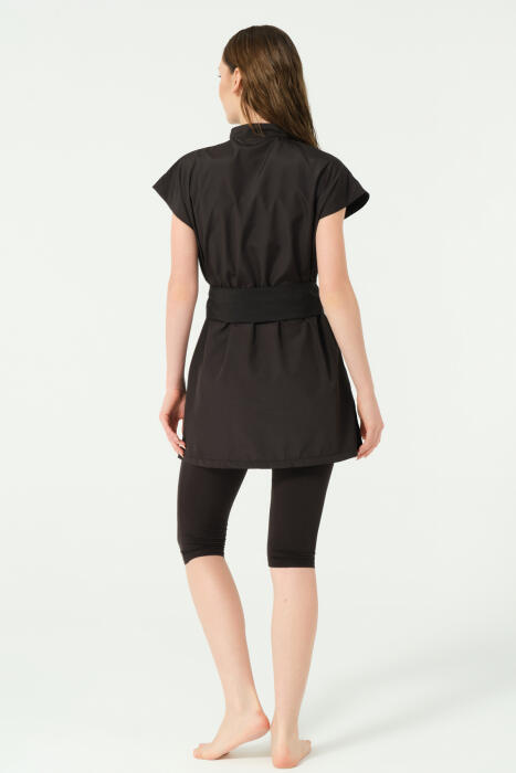 757-black short sleve waterproof image 2