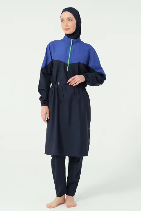 524-blue  navy burkini mid image 1