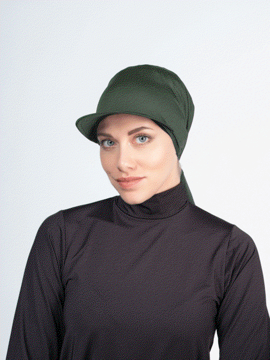 8001-حجاب مع قبعة image 1