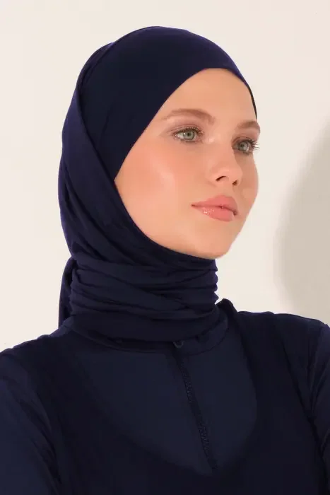 8012 -حجاب مخصص للسباحة مع ربطة تثبيت  image 3