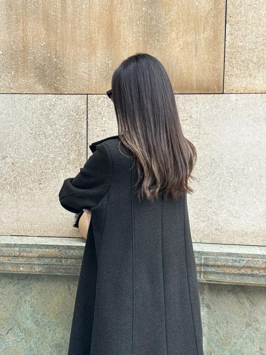 Wool coat olive green image 4