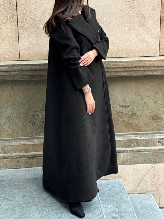 Wool coat olive green image 0