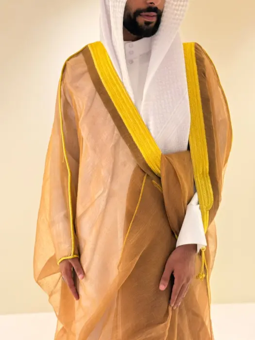 بشت نجفي صوف غزل يدوي image 8