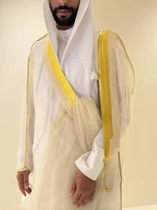 بشت نجفي صوف غزل يدوي image 4