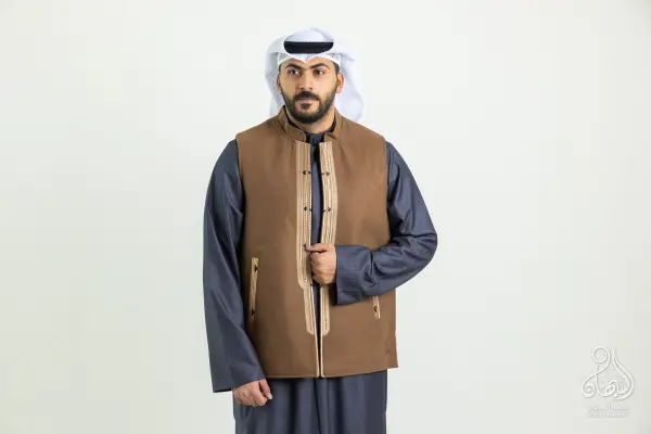 سديري البشت رجالي وجهين جوخ image 2