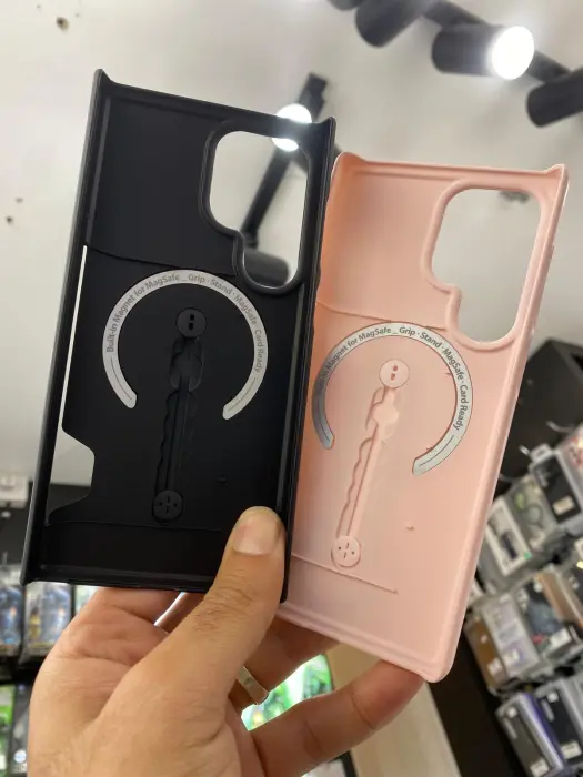 كفر تلفون ماك سيف + مسكة +بووك S25ULTRA image 2