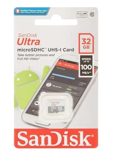 بطاقة ذاكرة SanDisk Ultra 32G image 1