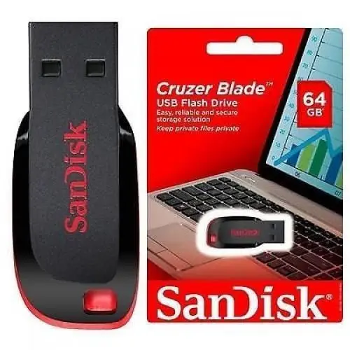 فلاش ميموري من SanDesk 64G image 1
