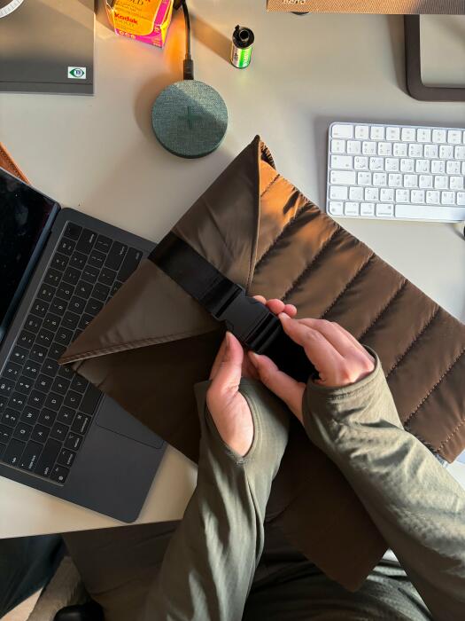 Laptop sleeve - Brown image 7