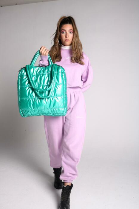 MINT PUFFY HANDBAG image 0