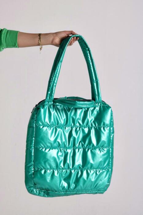 MINT PUFFY HANDBAG image 1