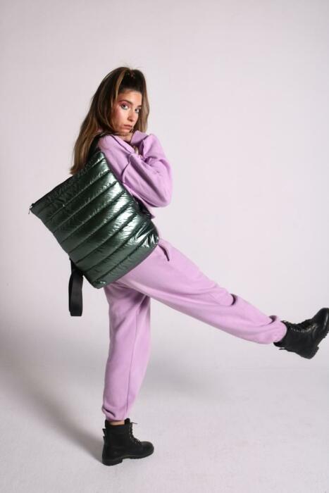 OLIVE PUFFY BACKPACK image 1