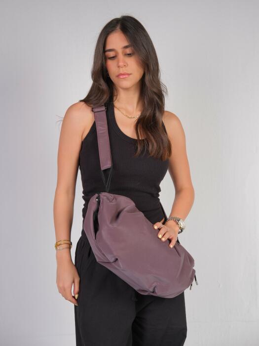 Medium String Bag - Deep burgundy image 0