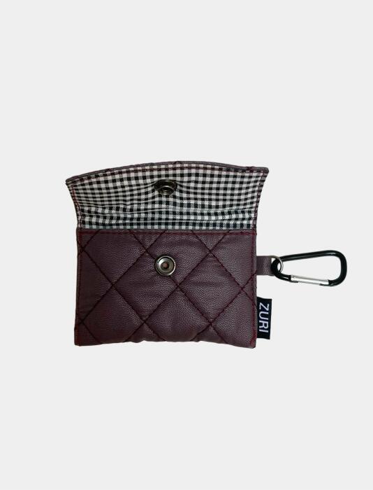 Keychain Wallet - Deep Burgundy image 1